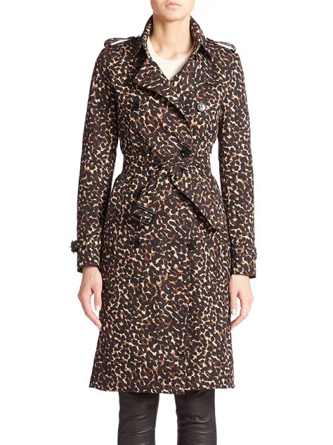 burberry leopard coat|burberry jacket for women.